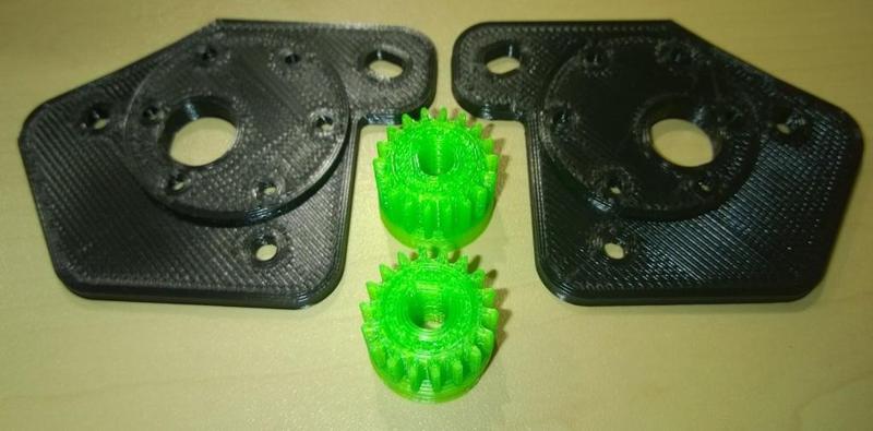 RC Tank adaptor plate for Geared Motors