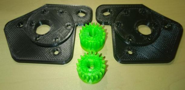 RC Tank adaptor plate for Geared Motors