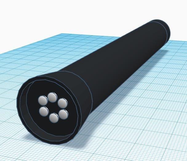 Flashlight for AA Batteries and 3mm LEDs