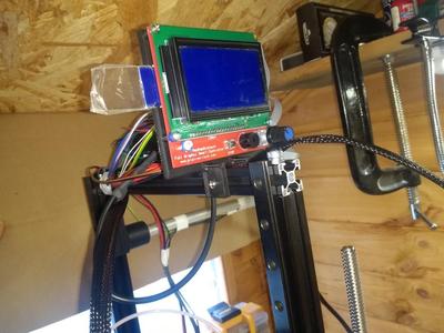 No frills 12864 graphics LCD holder, 2020 mount