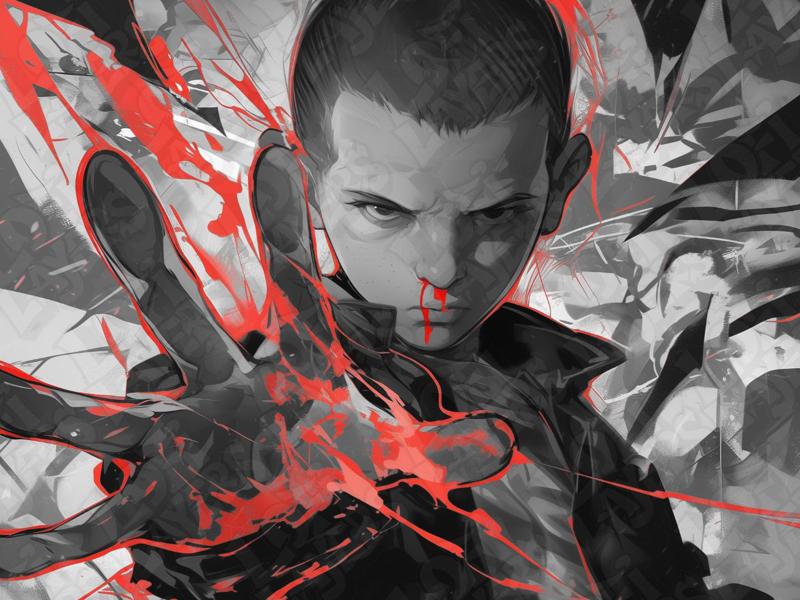 Eleven from Stranger Things Hueforge