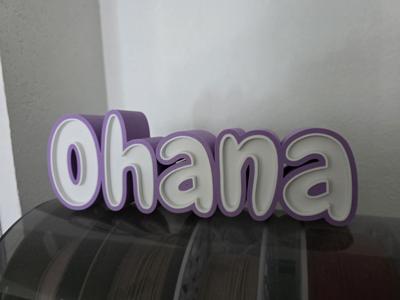 ohana lightbox / deco