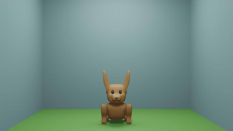 Minimal rabbit figure