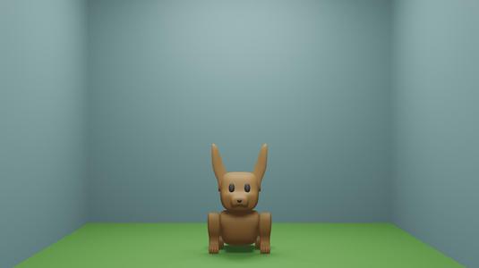 Minimal rabbit figure