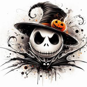 Pumpkin King Jack Skellington Pumpkin Hat Hueforge