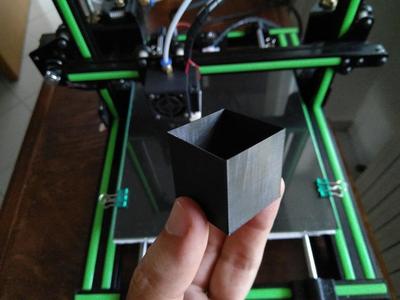 Wavy test cube Anet E10