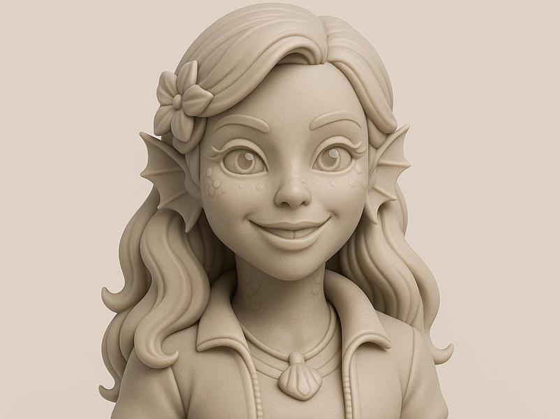 Lagoona Blue Monster High bust
