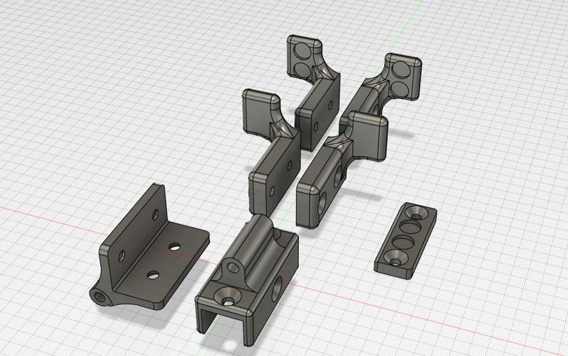 Animal Gate Hinge and Magnetic Latch