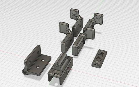 Animal Gate Hinge and Magnetic Latch