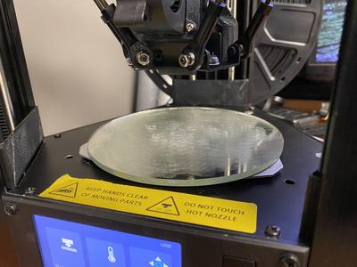 Easier Bed Leveling Bracket/ Bed Hold Down For Monoprice Mini Delta