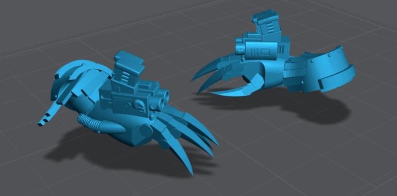 Double riveting machine on claw