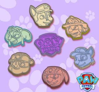 PAW PATROL - SET OF 7 COOKIE CUTTERS