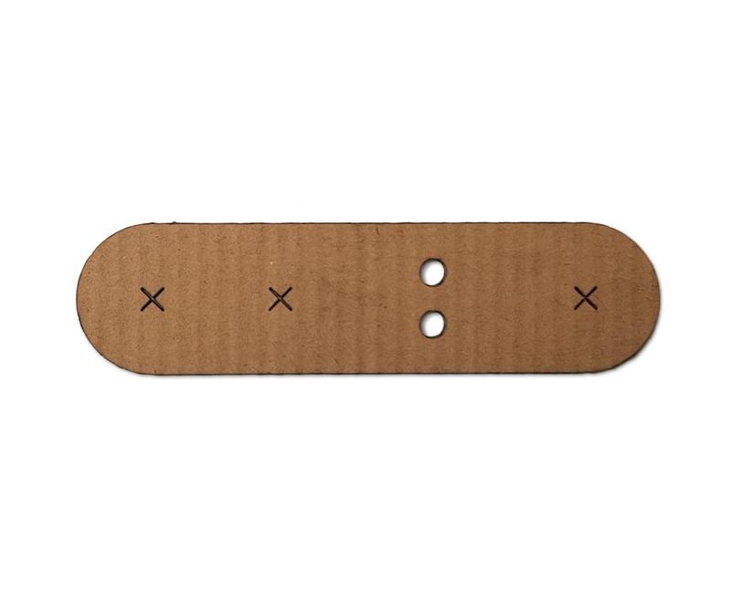 LASER CUT HINGE STRAP for CARDBOARD