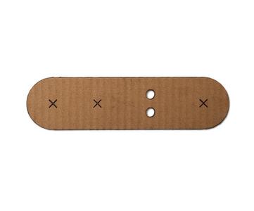 LASER CUT HINGE STRAP for CARDBOARD