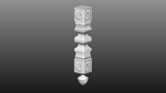 furniture leg 3D cnc