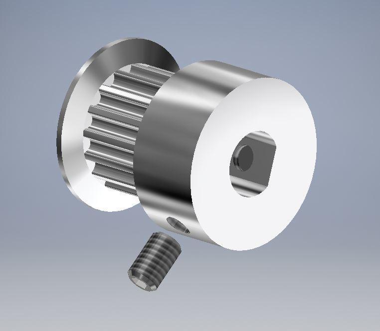  GT2 16T Timing Pulley (5mm shaft) with dual set screw suitable for CNC