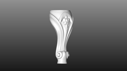 furniture leg 3D cnc