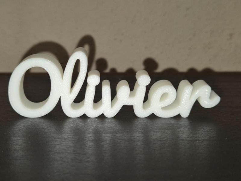 Olivier Name Sign Display Decor