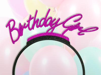 Birthday Girl Headband Topper - Birthday Party