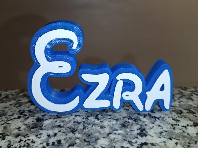 Ezra Disney Name Sign Decorated Room child Birth