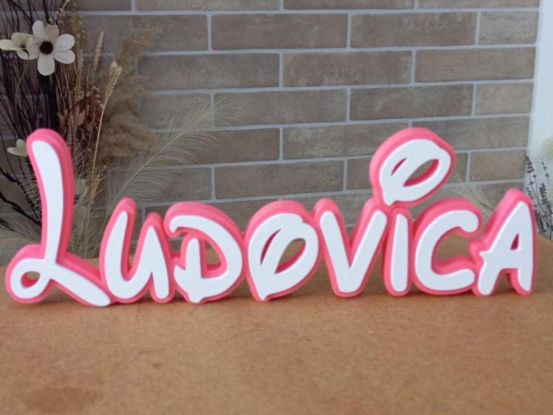 Disney Name Sign Ludovica 