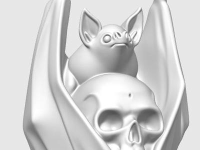 A bat with war spoils! 