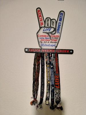 Heavy Metal Wristband Holder