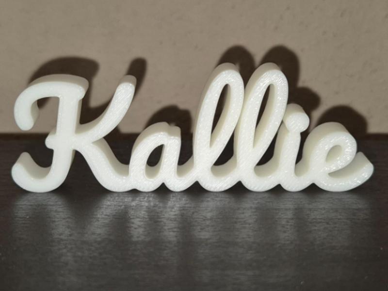 Kallie Name Sign Display Decor