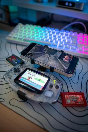 Gameboy Advance Phone Holder
