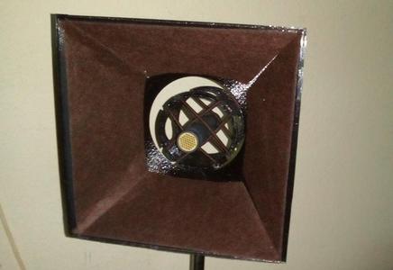 Parametric anti-crossover microphone cap