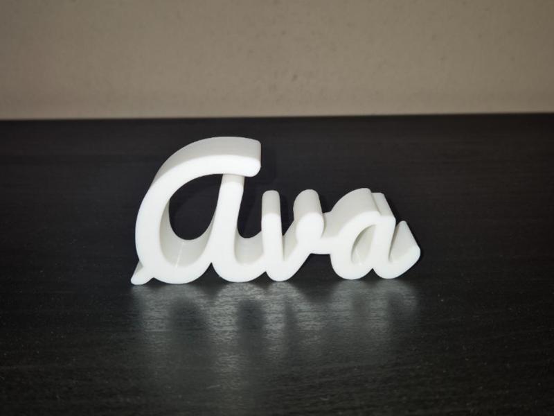 Ava Name Sign Display Decor