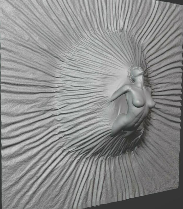 Fallen Girl 3d Wall Art
