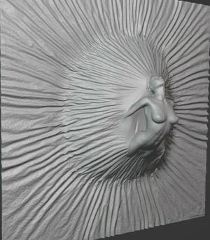 Fallen Girl 3d Wall Art