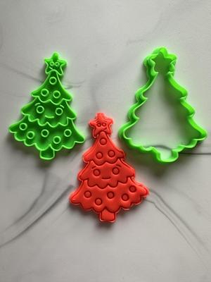Cookie cutter Christmas tree