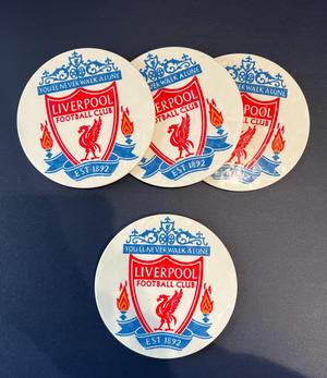 Detailed Liverpool FC Logo Drink Coaster