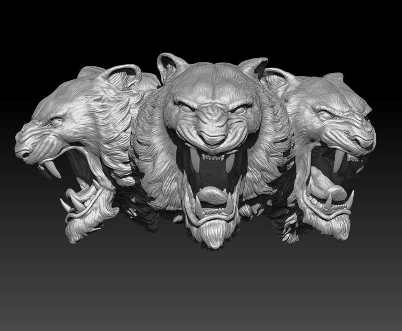 Tiger Head 2022 3D print model
