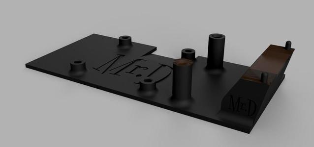 Reptile S800 Flight Controller and OLED display holder