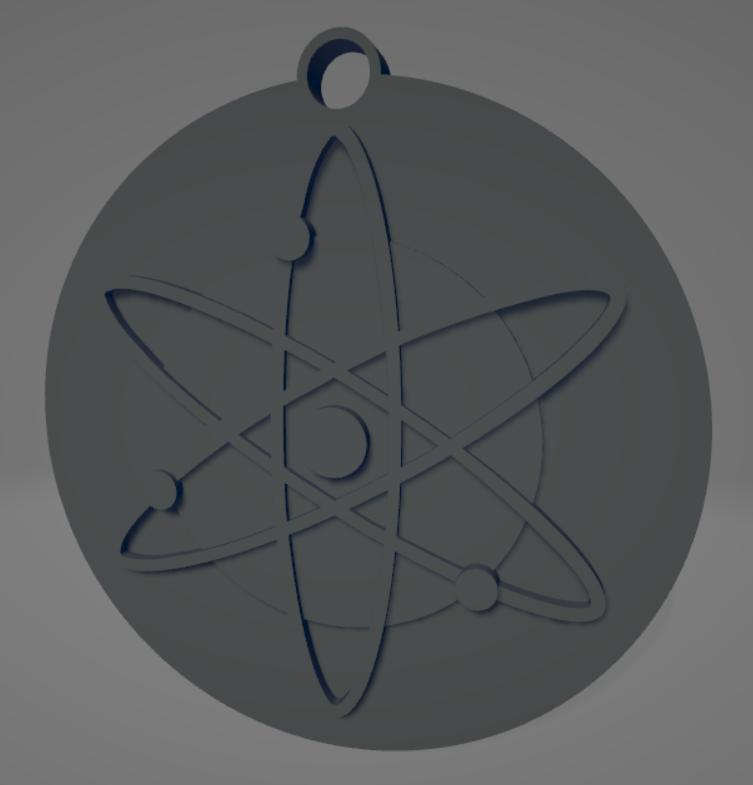 Cosmos (ATOM) Keychain - Llavero de Cosmos (ATOM)