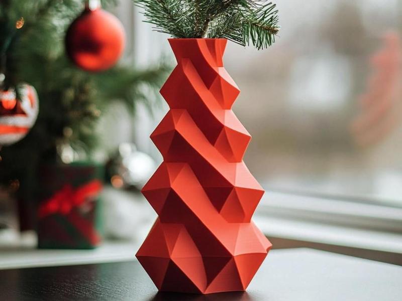 Christmas Tree Vase