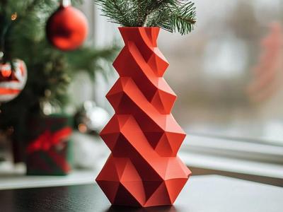 Christmas Tree Vase