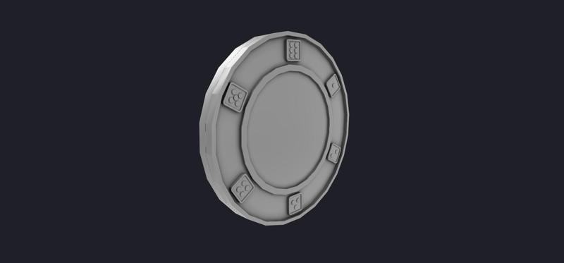 Casino chip (Poker) 3D MODEL