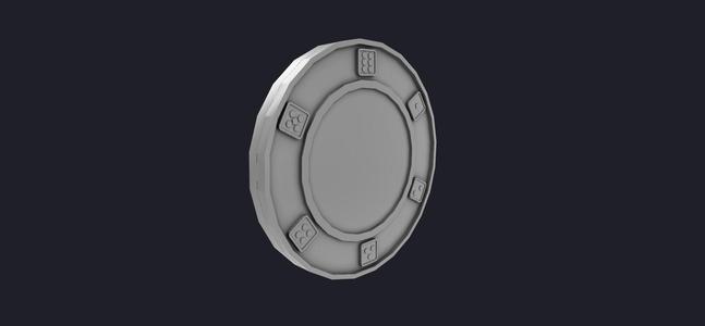 Casino chip (Poker) 3D MODEL