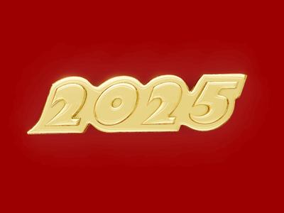 2025 New Year Sign
