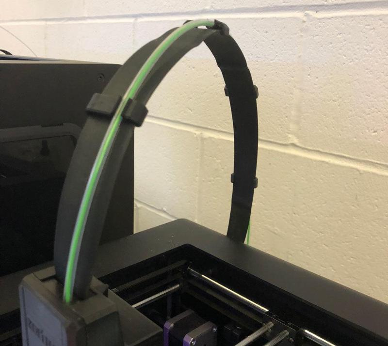 Zortrax M200 Extruder Cable & Filament Tube Clip