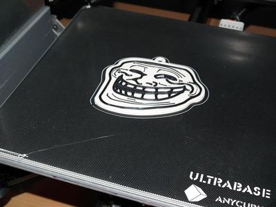 Me Gusta Troll - keychain, pendulum, medal, door hanger, car mirror