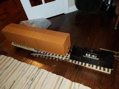 Drop Bottom Wooden Ore Hopper (F scale)