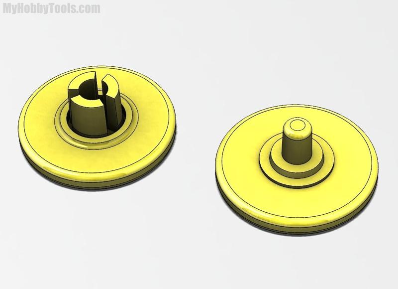 Bearing Caps for Fidget Spinner (8x22x7mm Ball Bearing)