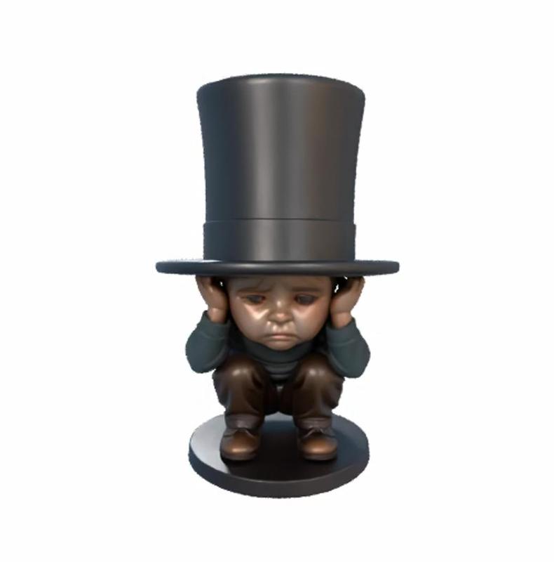 Heavy Hat - 3D Printable Melancholy Gentleman