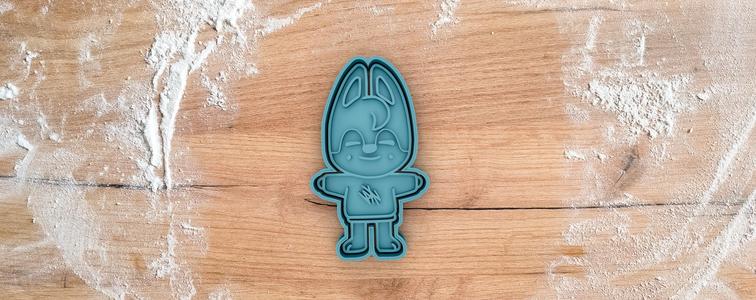 Wolf Chan cookie cutter from Skzoo