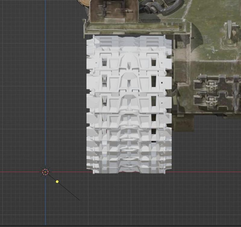 IS-4 tank tracks at 1/35 scale